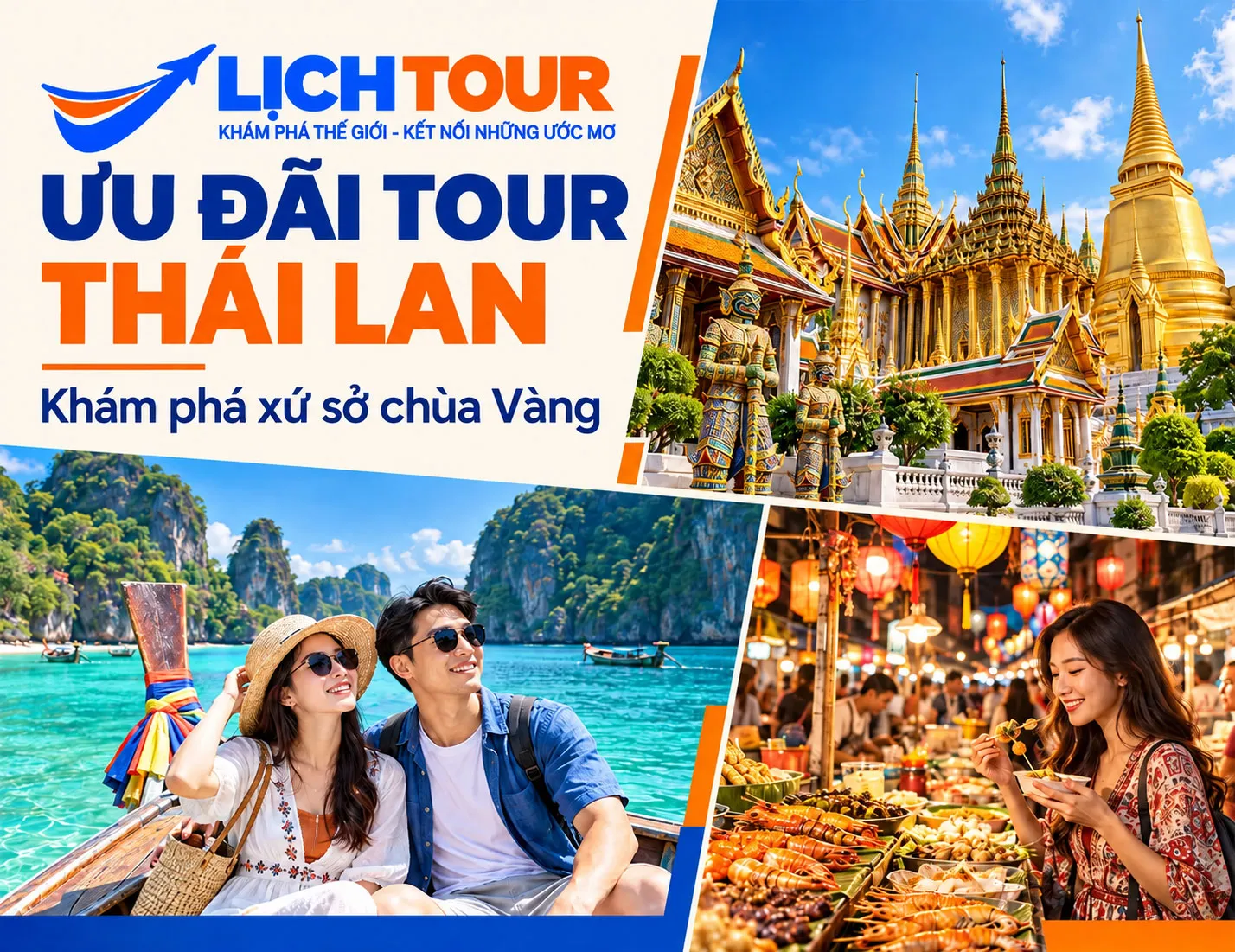 Ưu đãi tour Thái Lan - Khám phá xứ sở chùa Vàng