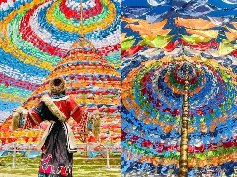 Cờ Lungta Shangri-La (ảnh sưu tầm)